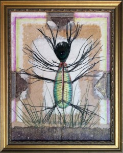 "Prairie Garden Companion"   Mixed media by J. Jay West