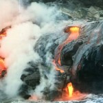 Grundseth Lava Reaches the Ocean