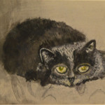 "Beloved Hana"  Watercolor by Marty Allen