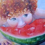 "Summer"  Watercolor by Irina Place