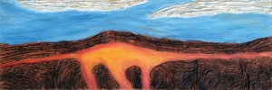 "Lava Flow" Mixed Media by J. Jay West