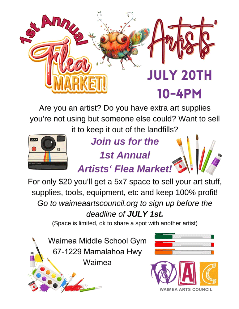 Flea market for Artists